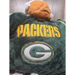 Green Bay Packers Vintage Helmet NFL 18" Pro Football Plush Pillow Pets‎ Large